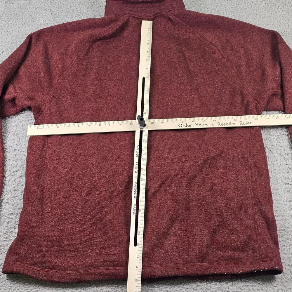 The North Face Fleece‎ Jacket Mens XL Red Full Zip Pockets Hiking Outdoor Warm
